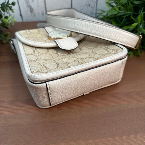 Coach C8321 North/South Lonnie Crossbody Signature Jacquard Bag - Picture 5 of 11